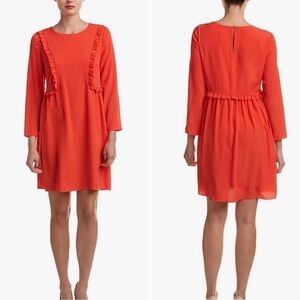CeCe - “Carly” ruffle, long sleeve dress  - size 10
